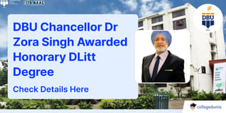 DBU Chancellor Dr Zora Singh Awarded Honorary DLitt Degree by Techno India University; Check Details Here